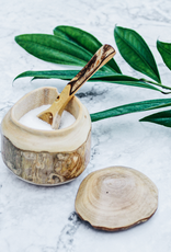 Upavim Crafts Repurposed Coffeewood Sugar Bowl and Spoon