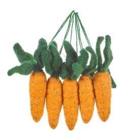 Felt So Good Handmade Hanging Carrots - Biodegradable Hanging