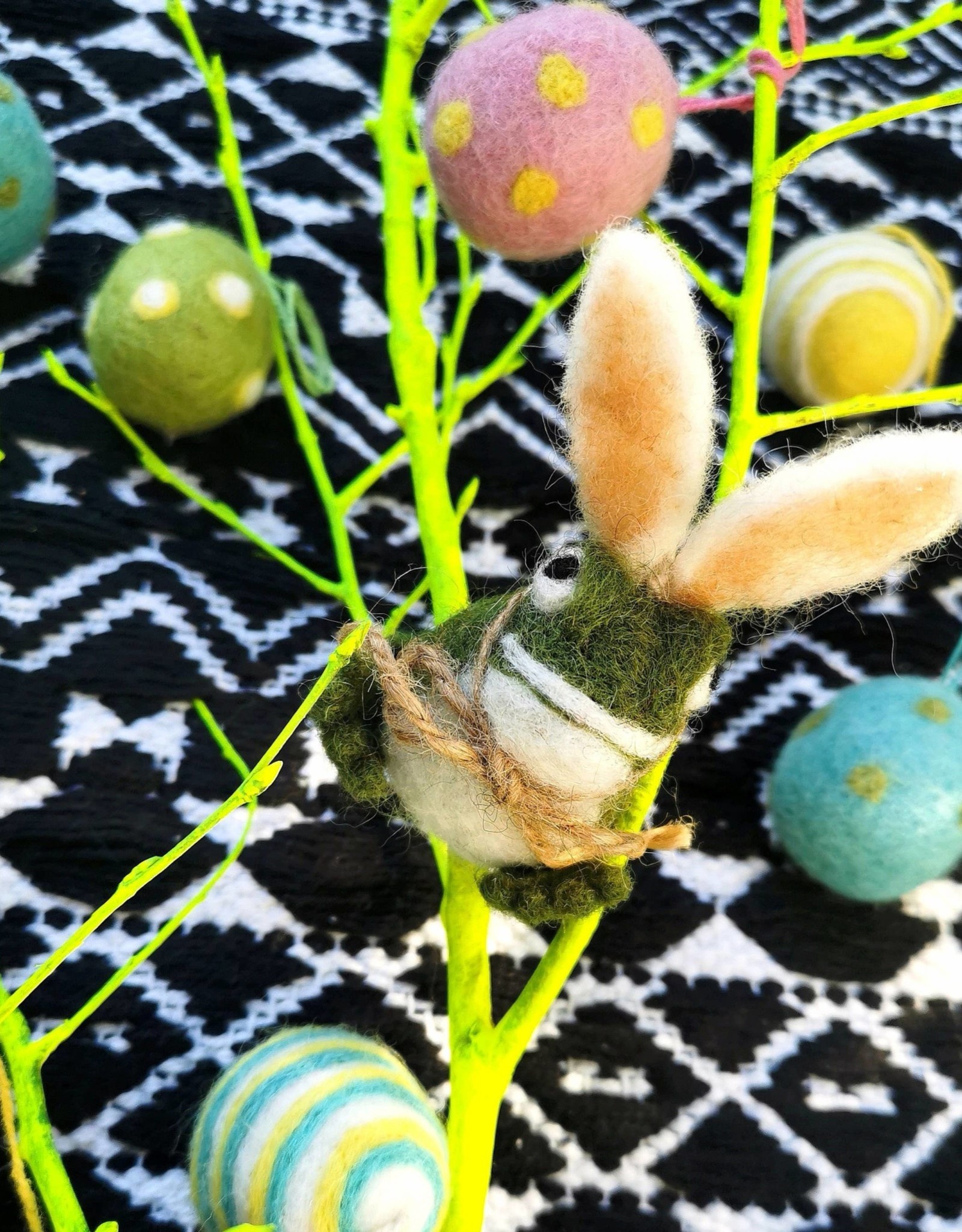 Felt So Good Felt Easter Eggs Ornament, Assorted
