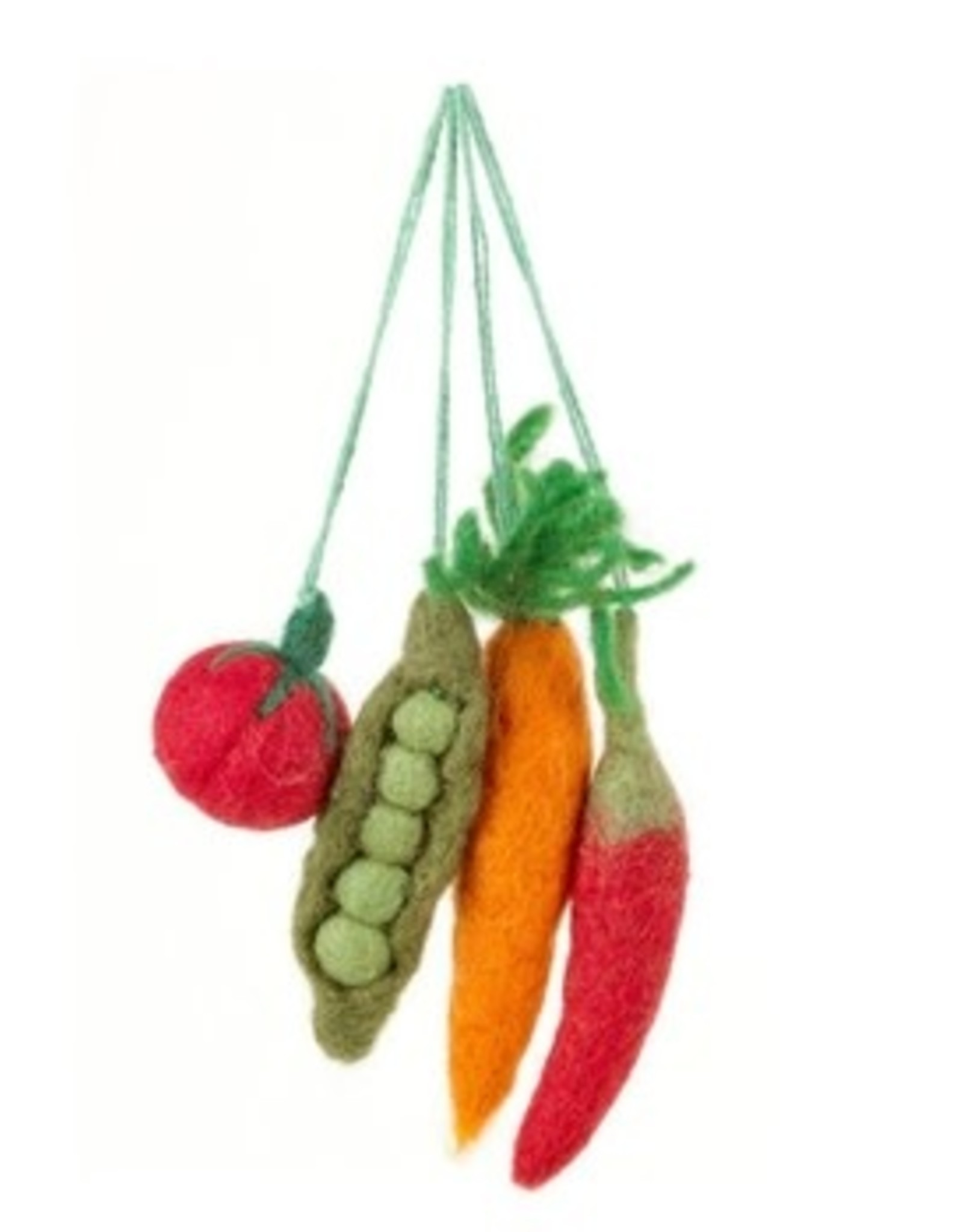 Felt So Good Vibrant Felt Veggies, Assorted