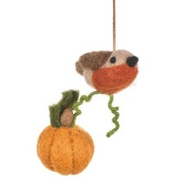 Felt So Good Felt Country Robin Ornament