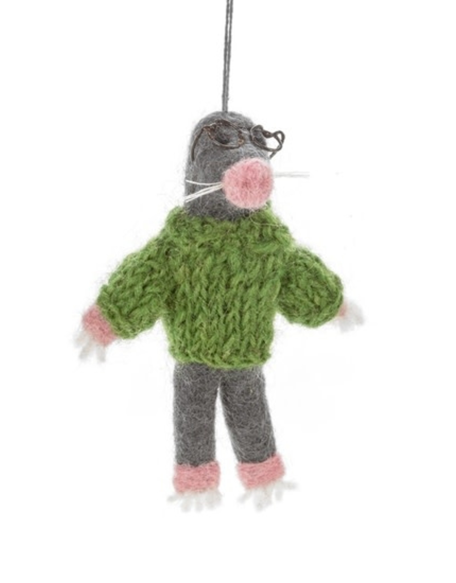 Felt So Good Milo The Felt Woodland Mole Ornament