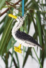 Swahili African Modern ZenZulu Hand Beaded Duck Ornament