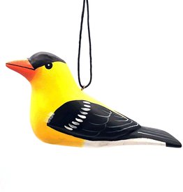 Women of the Cloud Forest American Goldfinch Balsa Ornament