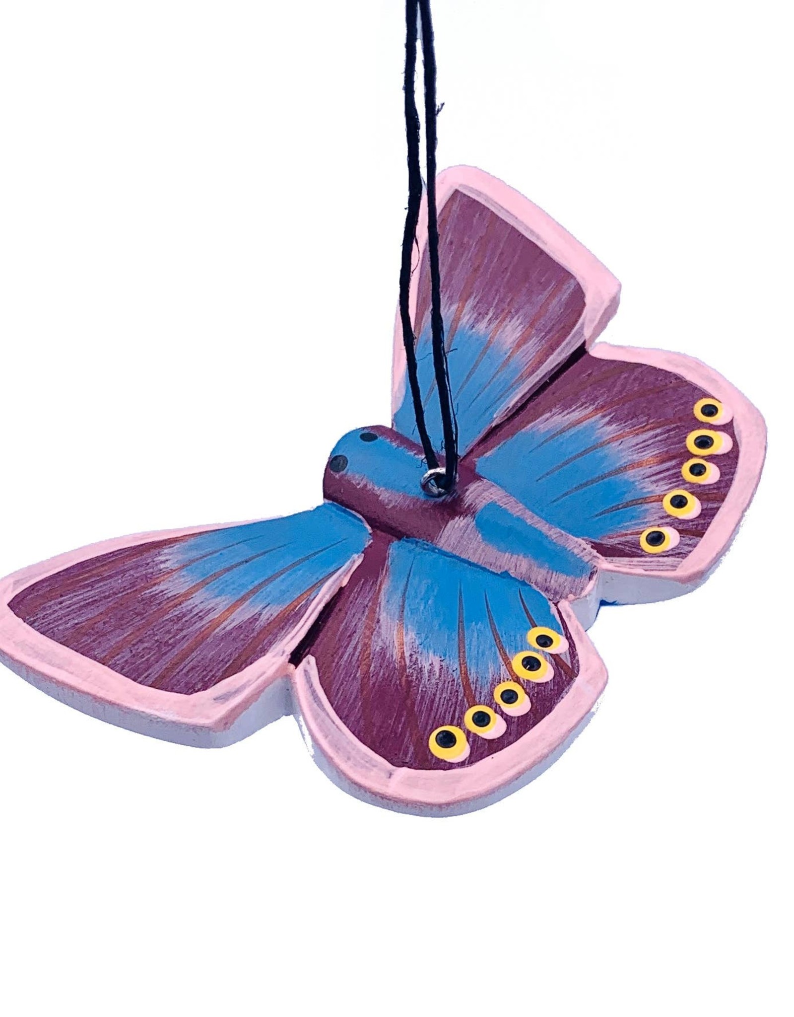 Women of the Cloud Forest Karner Blue Butterfly Balsa Ornament