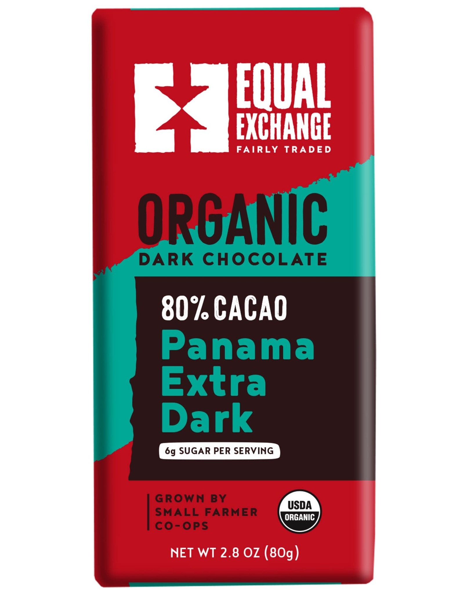 Equal Exchange Organic Panama Extra Dark Chocolate 80%
