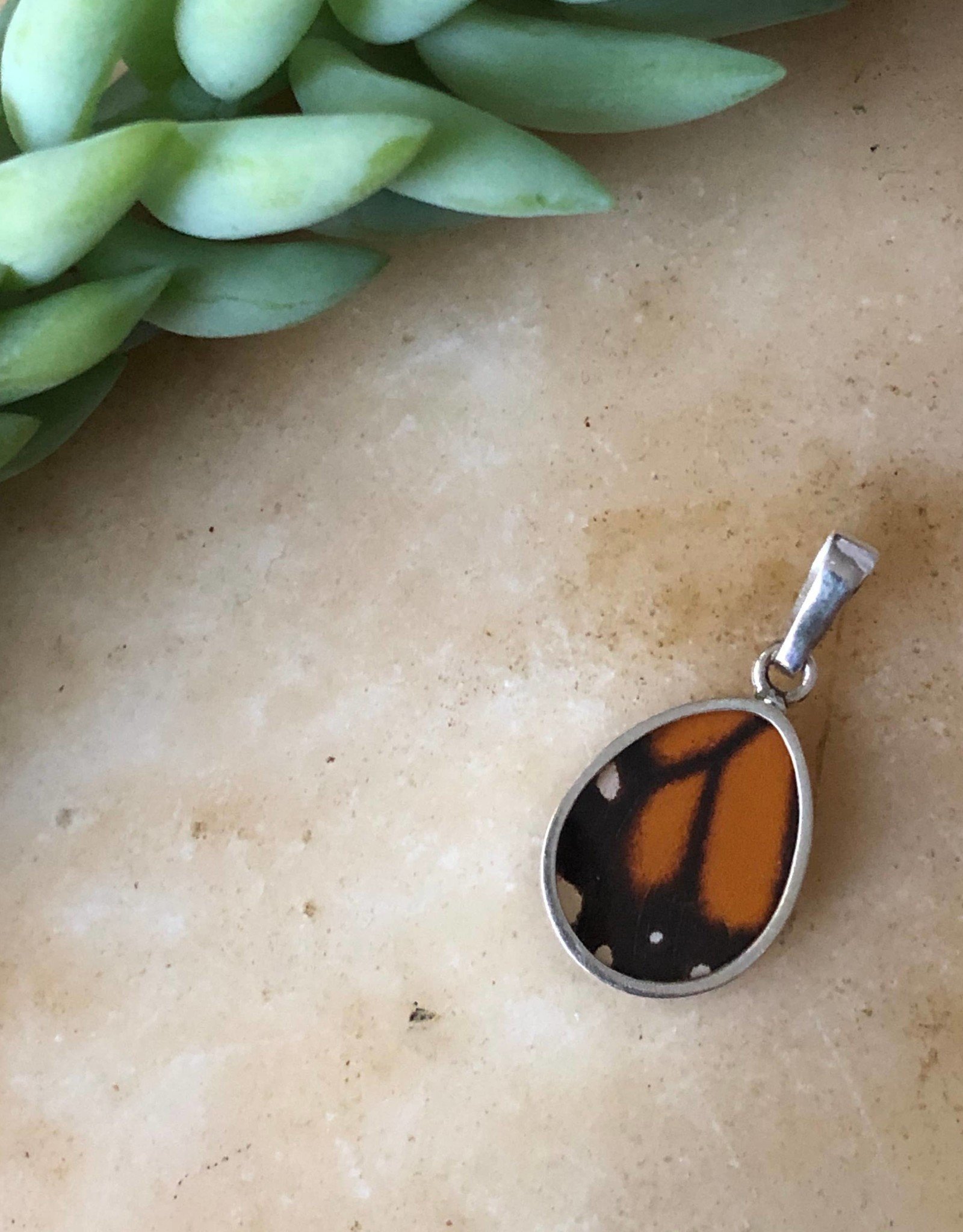 Women of the Cloud Forest Monarch Butterfly Pendant