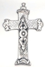 Women of the Cloud Forest Recycled Aluminum Cross with Sunflower