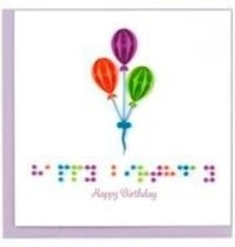 Quilling Card Quilled Braille Happy Birthday Card