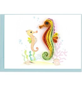 Quilling Card Quilled Seahorse Gift Enclosure Mini Card