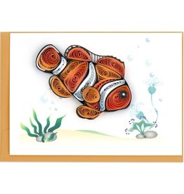 Quilling Card Quilled Clownfish Gift Enclosure Mini Card