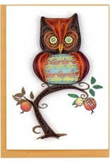 Quilling Card Quilled Owl Gift Enclosure Mini Card