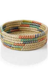 Serrv Color-Wrapped Round Kaisa Basket