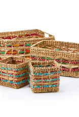 Serrv Katra Sari Nesting Storage Baskets - Small
