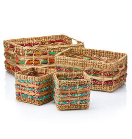 Serrv Katra Sari Nesting Storage Baskets - Small