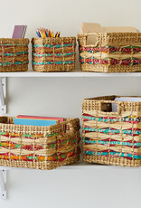 Serrv Katra Sari Nesting Storage Baskets - Medium