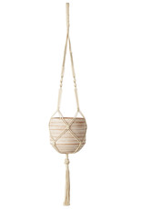 Serrv Spiral Macramé Plant Hanger