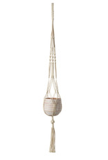 Serrv Spiral Macramé Plant Hanger