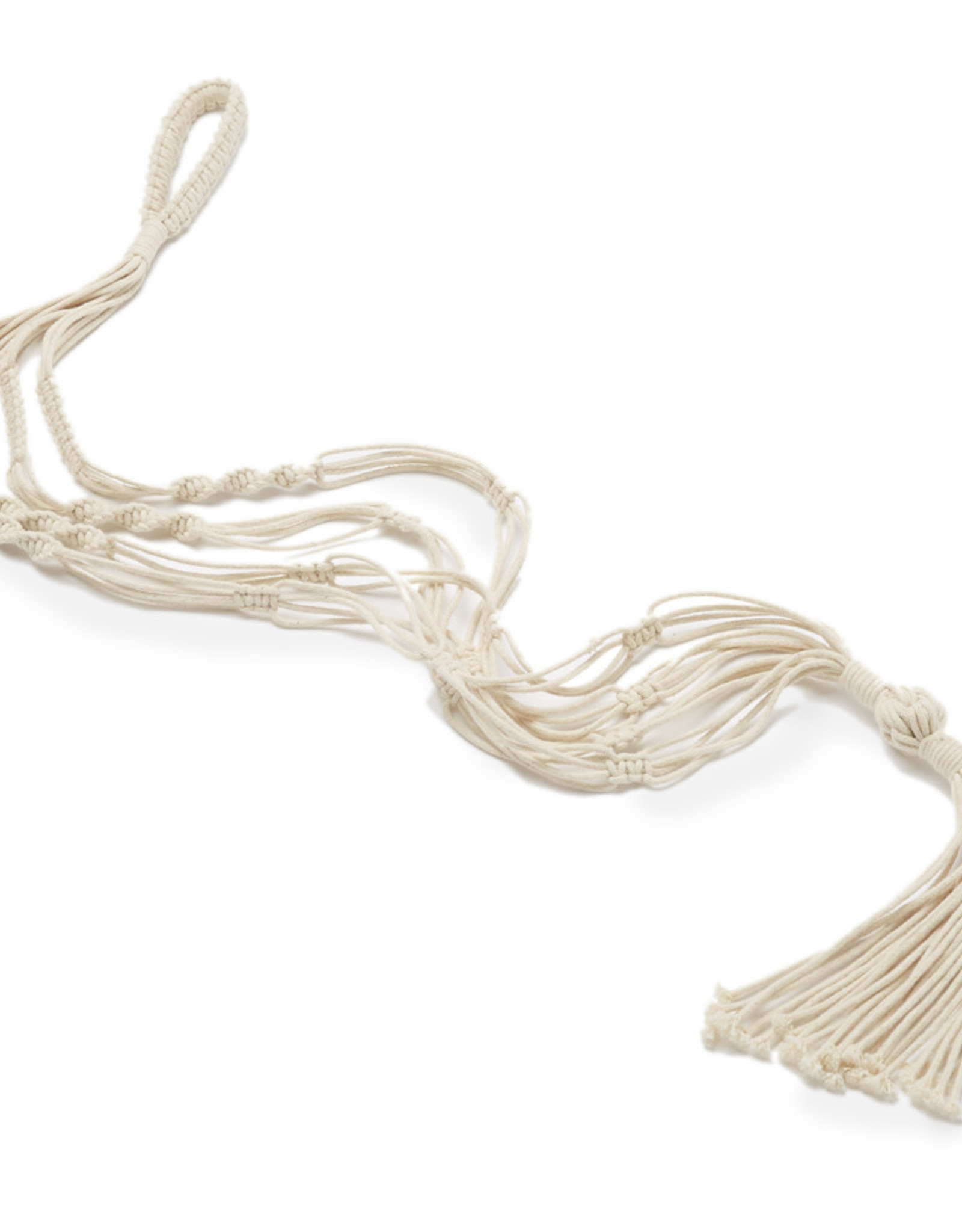 Serrv Spiral Macramé Plant Hanger