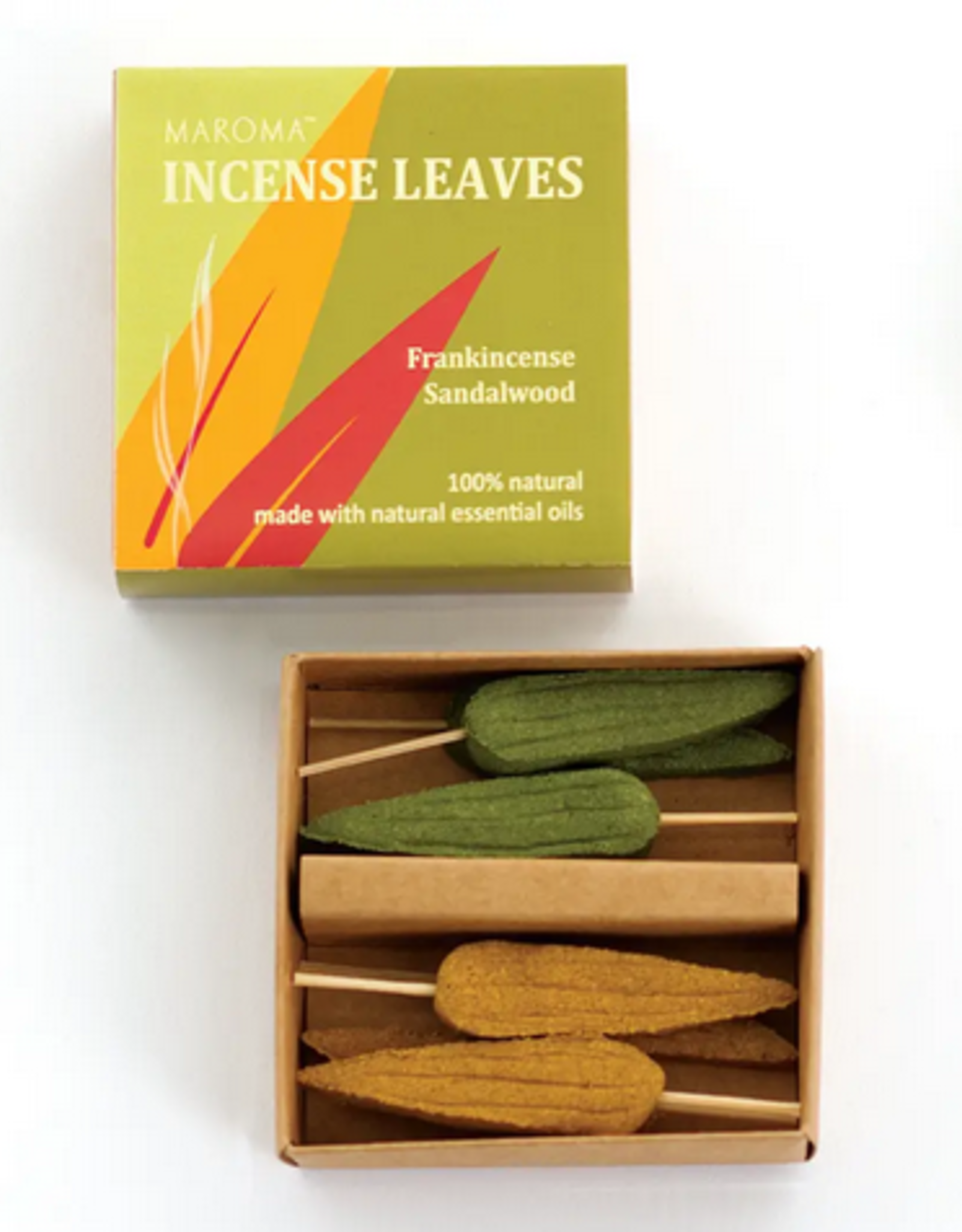Maroma Frankincense & Sandalwood Incense Leaves