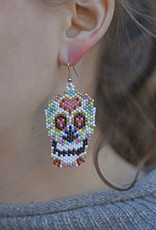 Lucia's Imports Sugar Skull Beaded Earrings