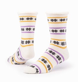 Maggie's Organics Wool Snuggle Socks (Poinsettia Natural)
