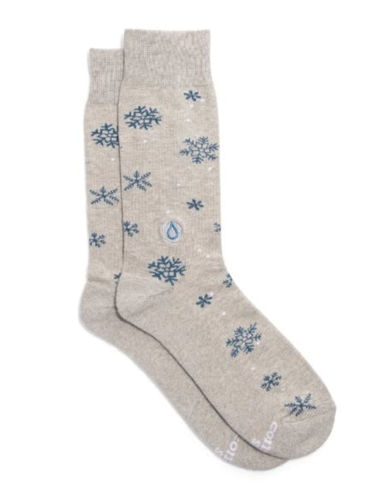 Conscious Step Socks that Give Water (Snowflake)