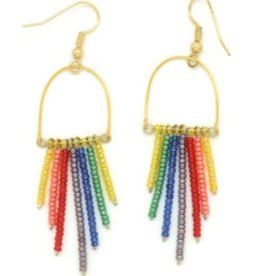 Dunitz & Company Rainbow Horseshoe Earrings