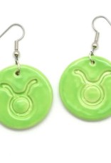 Dunitz & Company Zodiac Ceramic Disc Earrings