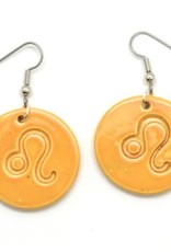 Dunitz & Company Zodiac Ceramic Disc Earrings