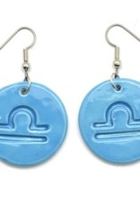 Dunitz & Company Zodiac Ceramic Disc Earrings