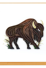 Quilling Card Quilled Bison Greeting Card