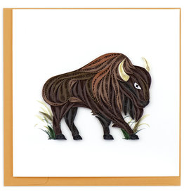 Quilling Card Quilled Bison Greeting Card