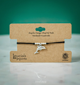 Lucia's Imports Dolphin String Bracelet