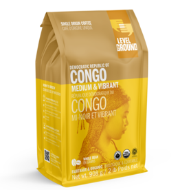 Level Ground Democratic Republic of Congo Single Origin Coffee - 2lb/Bean