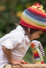 Pebble Rainbow Stripey Hat (6-12 months)