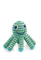 Pebble Octopus Rattle Green