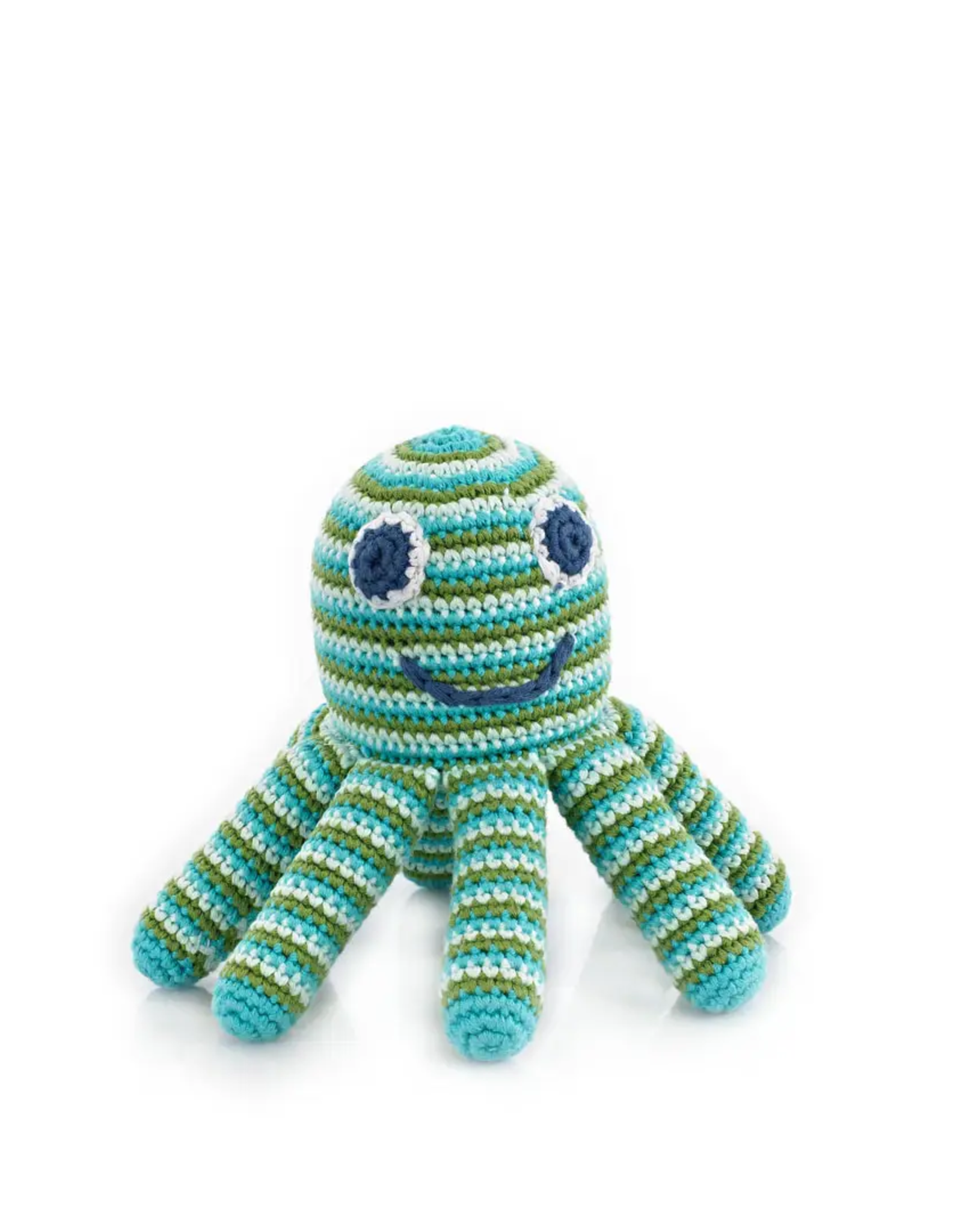 Pebble Octopus Rattle Green
