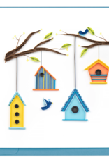Quilling Card Quilled Birdhouses Tree Card