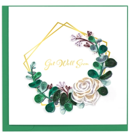 Quilling Card Quilled Get Well Eucalyptus