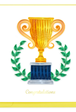 Quilling Card Quilled Congrats Trophy Card