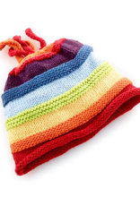 Pebble Rainbow Stripey Hat (0-6 Months)