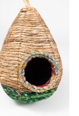 Ten Thousand Villages Teardrop Sari Birdhouse