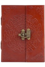 Ten Thousand Villages Endless Knot Leather Journal