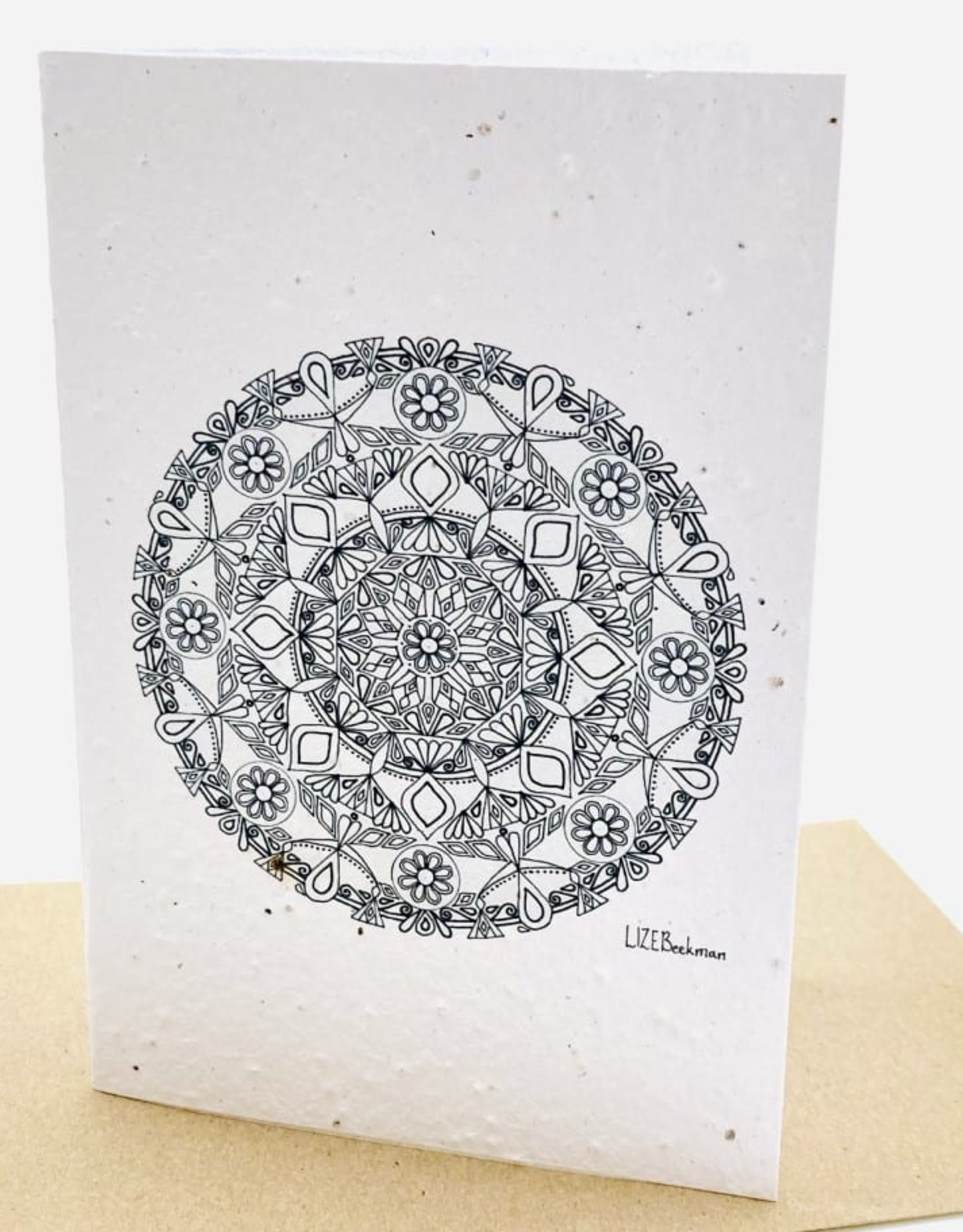 Growing Paper Greeting Card - Flower Circle - Bunyaad