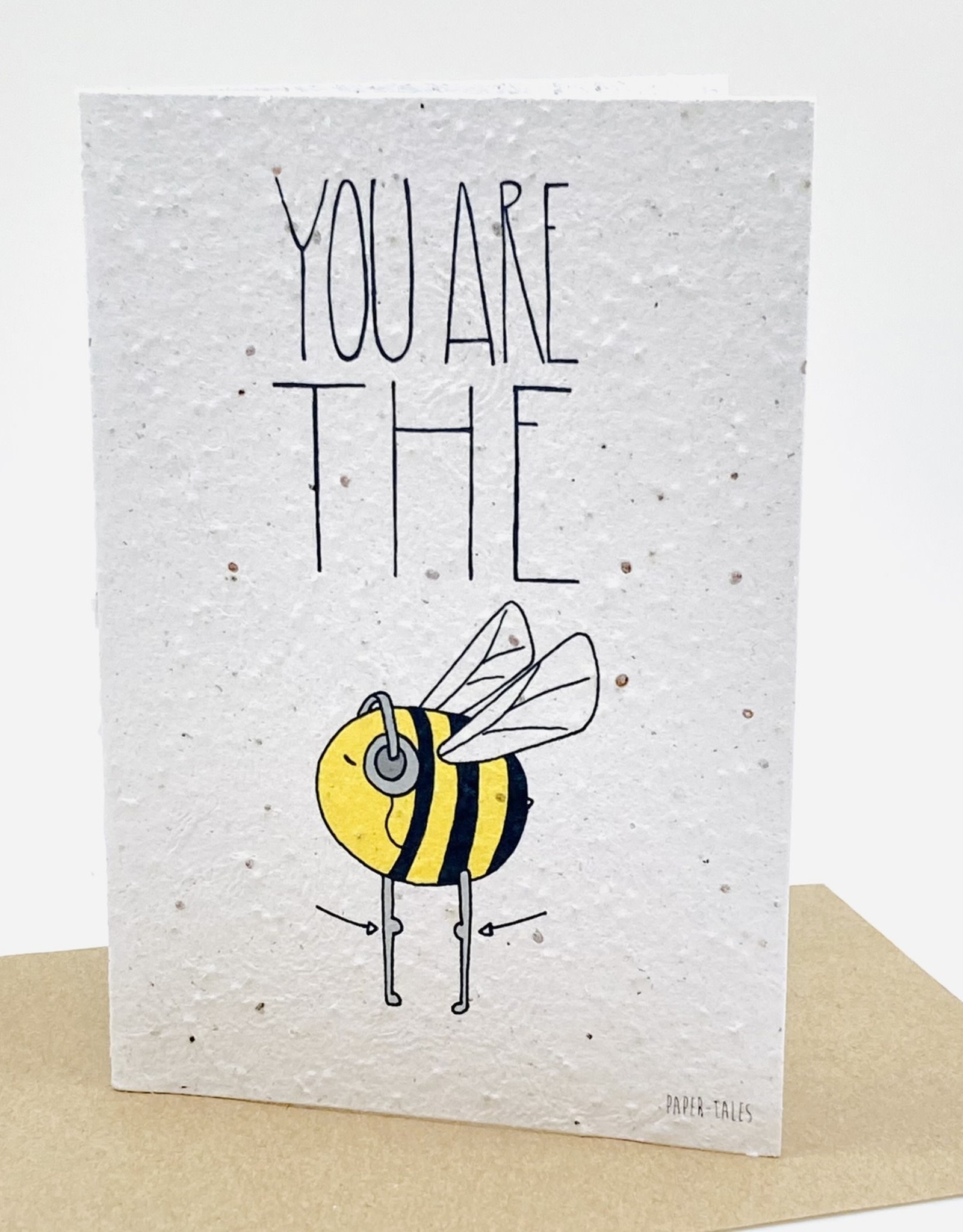 Koru Street Growing Paper greetGrowing Paper Greeting Card - Bee's Kneesing card - Bee's Knees