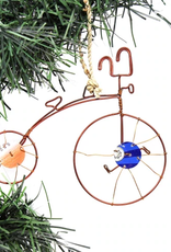 Global Crafts Old Fashioned Bike Recycled Ornaments