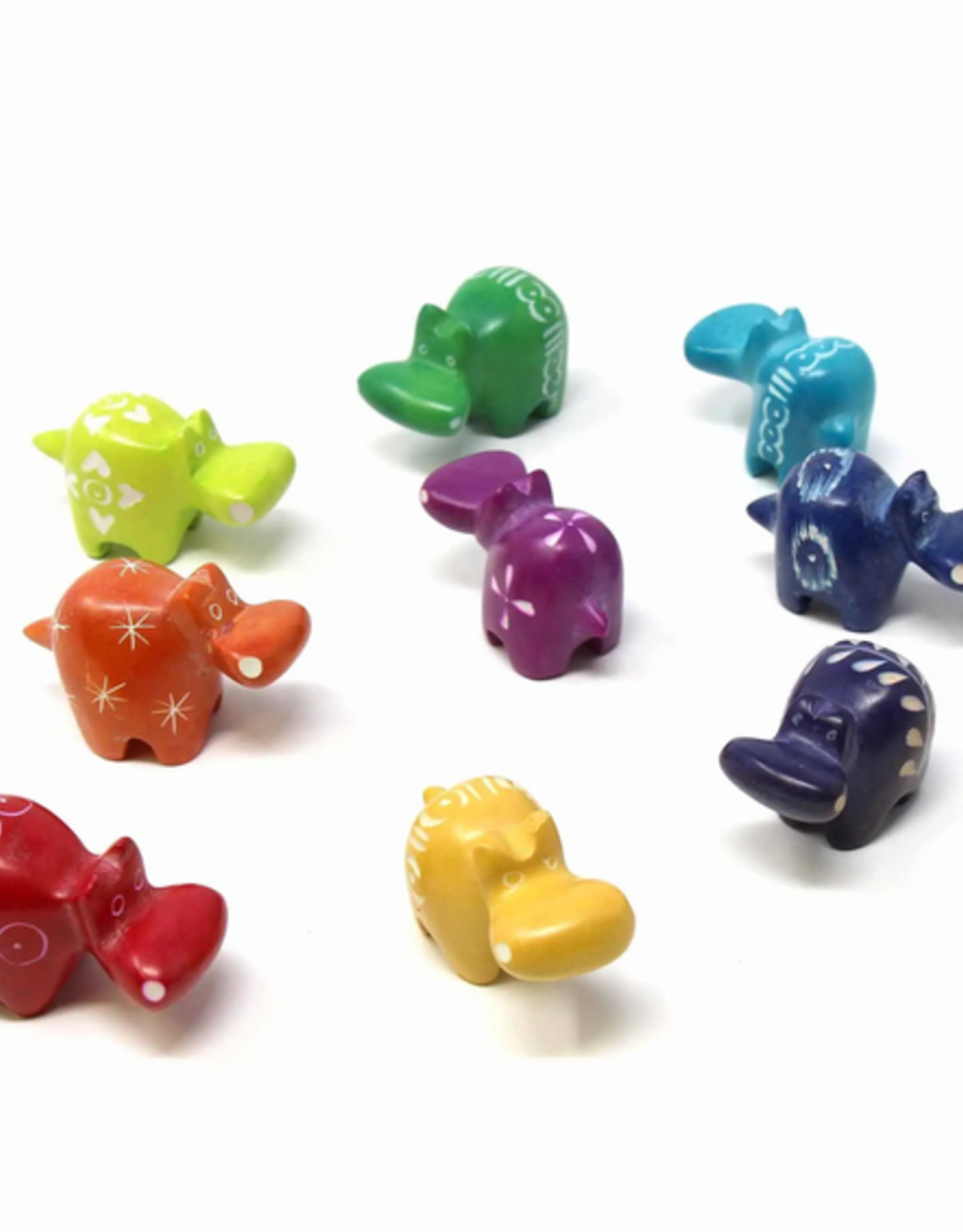 Global Crafts Tiny Hippos - Kisii Stone 1.5 - 2"