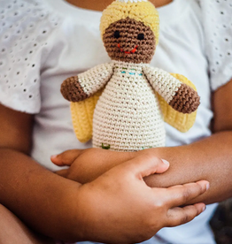 Pebble Angel Rattle Cream