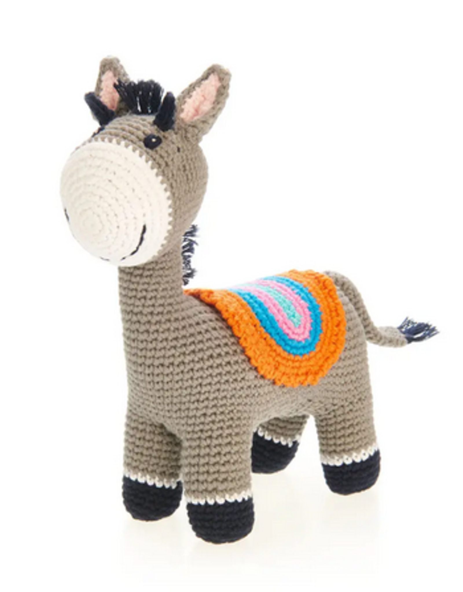Pebble Donkey Rattle